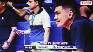 LAST 2 MINUTES  PAMPANGA VS NUEVA ECIJA  GAME 1 SEMIFINAL NORTH DIVISION MPBL [upl. by Aiouqahs]