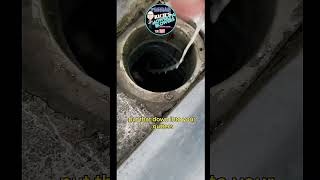 Gutters Downspouts Clogged Use A Sink Hair Snake To Clean Them Out [upl. by Iak]