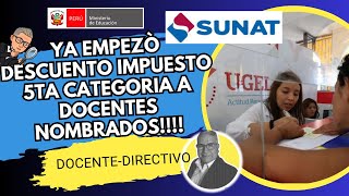 YA EMPEZARON A DESCONTAR IMPUESTO A LA RENTA A LOS DOCENTES NOMBRADOS 2024 VERIFICA CUANTO [upl. by Nutsud554]