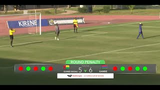 Guinea Bissau 5 vs 6 Gambia CAF U17 Africa Nations Cup 2024 Qualifiers Penalties Highlights amp Goals [upl. by Kablesh]