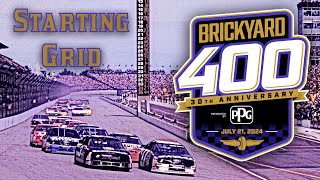 2024 Brickyard 400 Starting Grid [upl. by Fausta997]