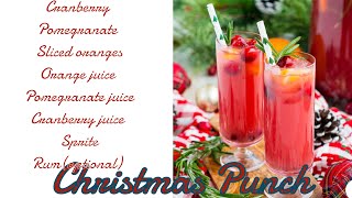 HOW TO MAKE DELICIOUS HOLIDAY CHRISTMAS PUNCH [upl. by Hansen]