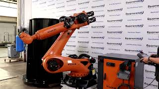 Kuka KR 180 R3500 Ultra K 6Axis Robotic Arm w KR C4 Controller [upl. by Kartis801]