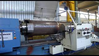 große Drehteile bis 8 Meter Spitzenweite Heavy Machining [upl. by Ahkos]