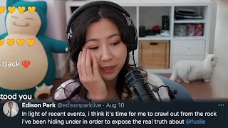 Fuslie On The Cheating amp Reconnects with Ex Edison Park [upl. by Lebezej]