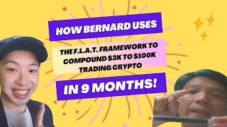 BERNARDS CRYPTO SUCCESSHOW HE USE THE FLAT FRAMEWORK TO GROW 3000 into 6 Figures in 9 Months [upl. by Ettevram248]