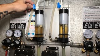 How to Clean A Long Draw Bottoms Up Draft Beer System [upl. by Namielus333]