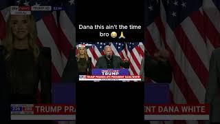 BRO CANNOT STOP 😭 shorts danawhite ufc ufcmemes donaldtrump [upl. by Anahsohs]