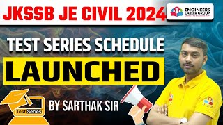 JKSSB JE Civil 2024  JKSSB JE Test Series Schedule Released🔥 JKSSB JE Preparation by ECG [upl. by Anirdna]