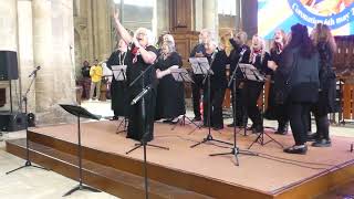 Peterborough Community Gospel Choir  Coronation Concert  Oh Happy Day [upl. by Eltsyek]