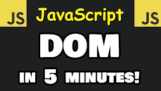 The JavaScript DOM explained in 5 minutes 🌳 [upl. by Le]