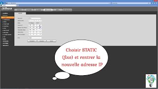 CHANGER LADRESSE IP DU DVR  VIDÉOSURVEILLANCE [upl. by Lledyl]