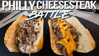 The Best Philly Cheesesteak Recipe  Cheese Whiz vs Provolone  SAM THE COOKING GUY 4K [upl. by Lekim]