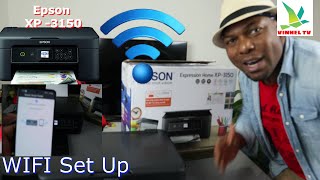 Epson XP3150 WiFi Setup How to Connect WiFi with Mobile wifi connection [upl. by Suckram682]