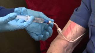 How to Flush an IV Catheter  MedStar Visiting Nurse Association [upl. by Aroved]