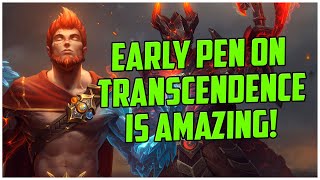 S11 SMITE EARLY PEN ON TRANSCENDENCE IS AMAZING ULLR [upl. by Alilad]