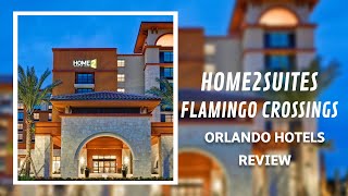 Home2 Suites By Hilton Orlando Flamingo Crossings Near Disney World Orlando Hotels Review [upl. by Nedrud655]