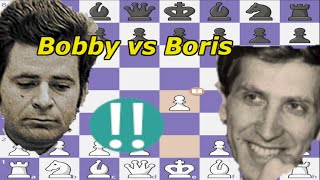 Bobby Fischer vs Boris Spassky Random chess game [upl. by Lizned117]