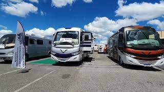 EXPO MOTORHOME 2024 MUITAS OPÇÕES DE TRAILERS ÔNIBUS VANS [upl. by Nosahc828]