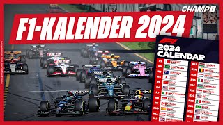 Der offizielle F1Rennkalender für die Saison 2024 ist da  mit einigen Überraschungen  News Update [upl. by Thompson]