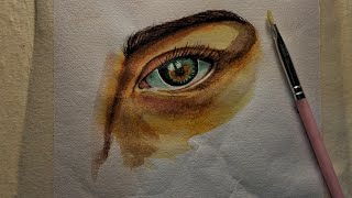 Eye Painting Watercolor For Beginners Ishq song TrendingYT shortsDIYNaina painting LENSOFLIFE [upl. by Atrice]