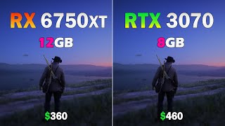 RX 6750 XT vs RTX 3070  Tested in 9 Games at 1440p [upl. by Norrek]