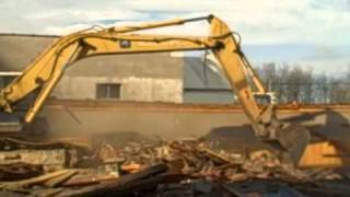 Murphys Bar and Grill demolished after 100 years in Barryton [upl. by Leshia]