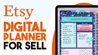 ✅ How To Make a DIGITAL PLANNER To Sell On Etsy 2024 Tutorial For Beginners [upl. by Hatty]