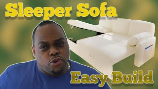 LShaped Sleeper Sofa Assembly Gone Right DIY MustSee [upl. by Grosberg]