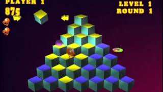 QBERT PLAYSTATION  CLASSIC MODE 2D amp 3D [upl. by Noicpesnoc125]