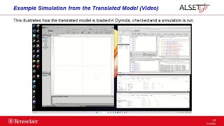 Demo Loading Checking and Simulated a Power System Model Transformed from CIMCGMES to Modelica [upl. by Nnylrefinnej]