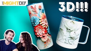 How to Get Stunning 3D Sublimation on Tumblers amp Mugs [upl. by Jojo]