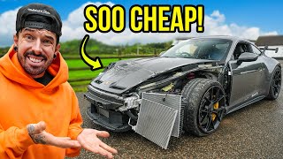 I BOUGHT A WRECKED PORSCHE 911 GT3 amp REBUILT IT IN 24 HOURS [upl. by Eserahc]