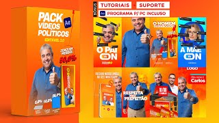 LANÇAMENTO PACK POLITICA PREMIUM 30 EDITÁVEL AFTER EFFECTS [upl. by Yreffej636]