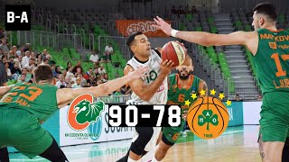 Cedevita Olimpija  Panathinaikos 9078  Full Highlights  Friendly Game  07092023 [upl. by Christine]