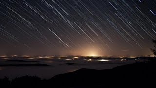 HOY en la noche lluvia de estrellas en México VIDEO [upl. by Gabel]