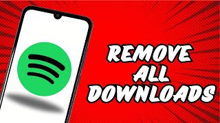 How to remove all downloads on Spotify [upl. by Risa]