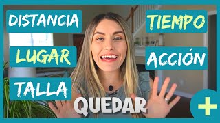 QUEDAR 6 Usos  Ejercicio de Escucha y Vocabulario Intermediate Spanish [upl. by Nicoline67]