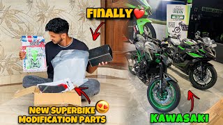 Finally 🥳 New SuperBike Ke MODIFICATION Ka Saman Aagaya 😍 [upl. by Aropizt]