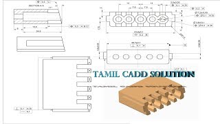 Creo 30 GDampT Drawing Production Drawing  Tamil [upl. by Zarah]