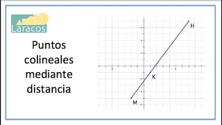 Puntos colineales mediante distancia [upl. by Baker]