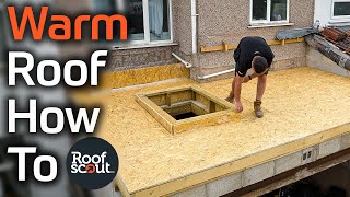 How To Build A Warm Roof From Start To Finish  Quick Simple Guide [upl. by Eirahcaz452]