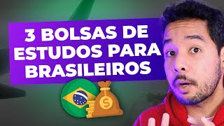 3 BOLSAS DE ESTUDOS QUE TODO BRASILEIRO PODE CONQUISTAR  estudar no exterior [upl. by Skill]