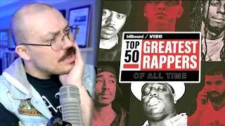 Billboards Top 50 Rappers List Isnt THAT Bad [upl. by Boylan838]