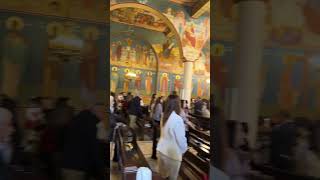 Palm Sunday procession at the Melkite Cathedral in Jerusalem catholic [upl. by Lika566]