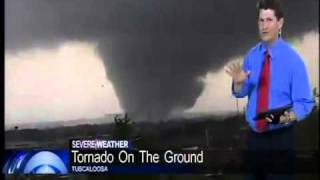 Tornado Emergency  Live Broadcast  Tuscaloosa AL [upl. by Oitaroh]