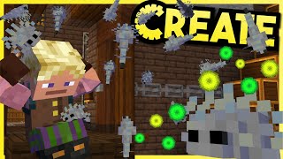 Speedy Silverfish XP Rain  Minecraft Create Mod S2 10 [upl. by Hesler]