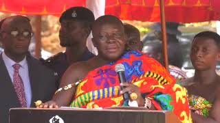 Otumfuo Osei Tutu II speaks at the reopening of the Anglogold Ashanti Gold Mine [upl. by Arej]