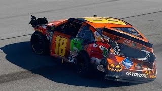 Busch involved in multicar wreck at Talladega [upl. by Mulloy]