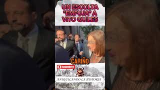 UN ESCOLTA quotEMPUJAquot A VITO QUILES AL INTENTAR PREGUNTARLE A FRANCINA ARMENGOL españa vitoquiles [upl. by Ahsrop]